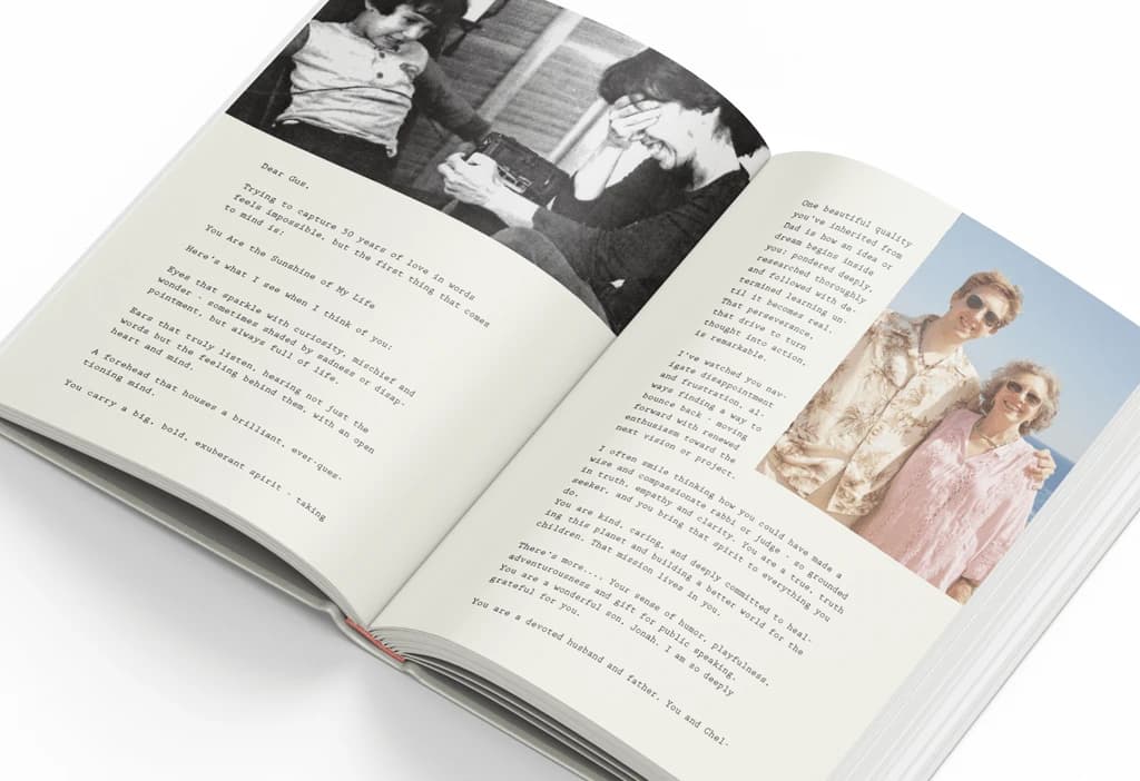 Unboxing image 5 - See how beautiful your tribute book will be